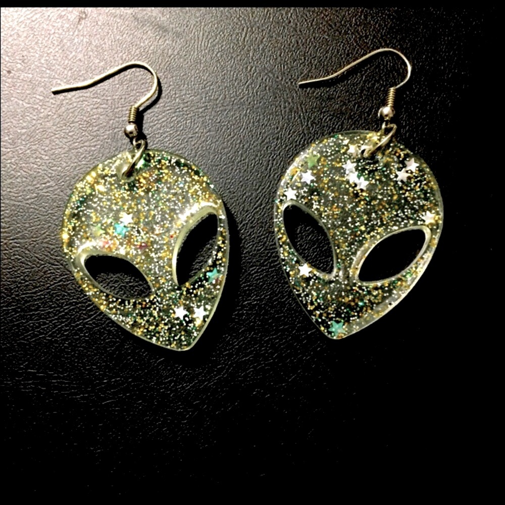 Alien Earrings